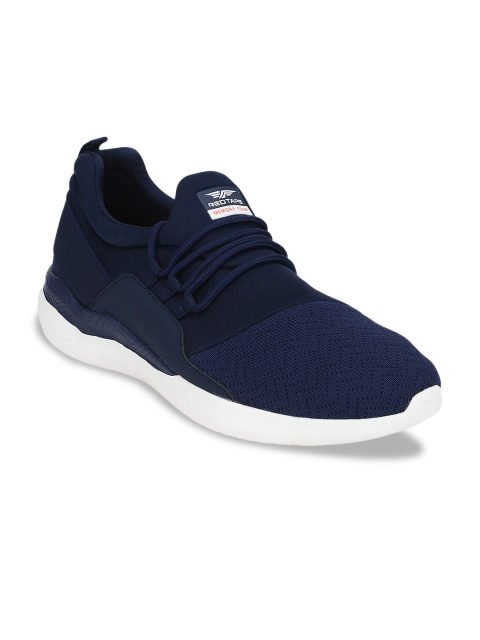 

Red Tape Men Navy Blue Textile Walking Shoes