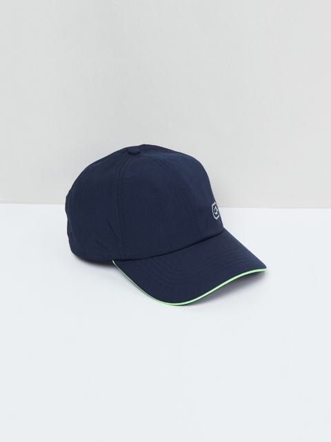 

max Boys Navy Blue Solid Snapback Cap