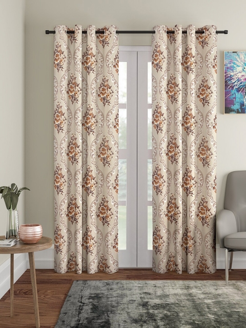 

Cortina Beige Set of 2 Regular Curtain