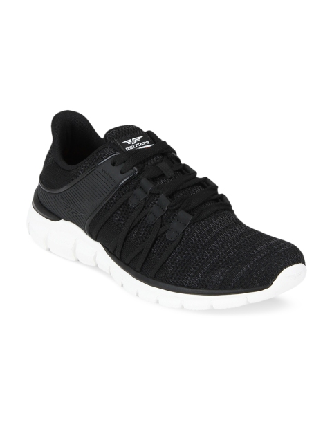 

Red Tape Men Black Textile Walking Shoes