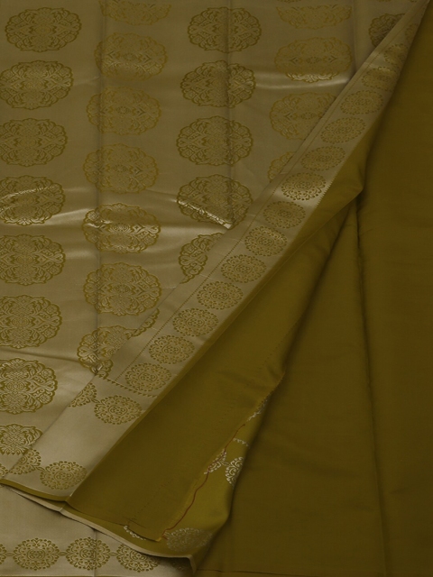 

Pothys Olive Green Woven Design Art Silk Saree