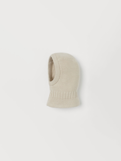 

H&M Kids Beige Solid Garter-Stitched Balaclava