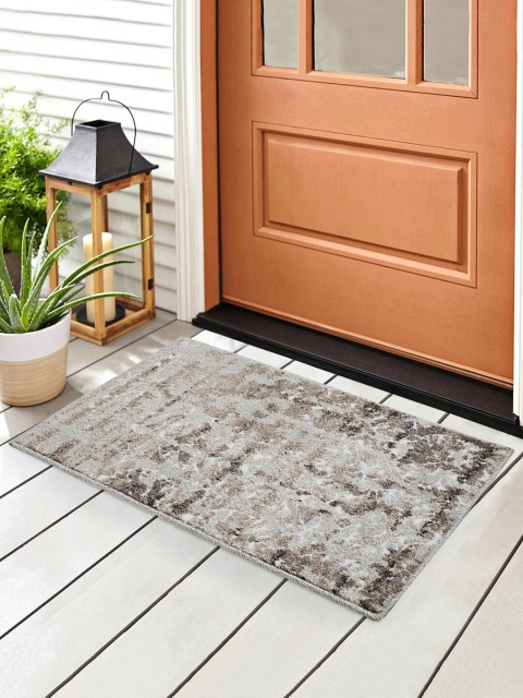 

SPACES Beige & Brown Textured Large Door Mat