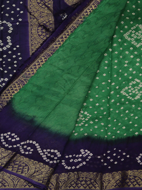 

Pothys Green & Blue Art Silk Printed Saree