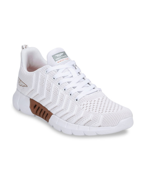 

Red Tape Men White Textile Walking Shoes