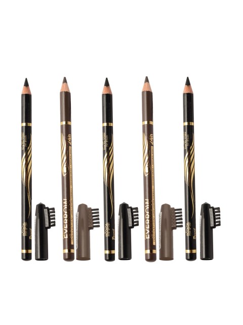 

INCOLOR Set of 5 Eyebrow Pencil 1.8 gm each, Multi
