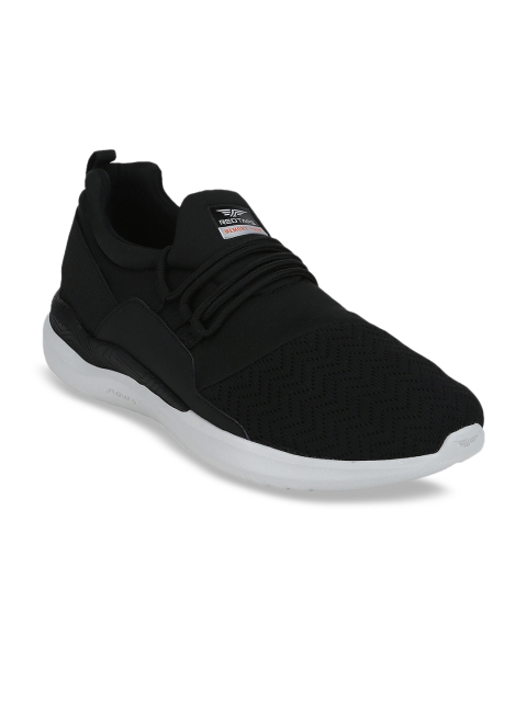 

Red Tape Men Black Textile Walking Shoes