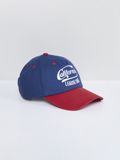 MAX Red & Blue Embroidered Baseball Cap