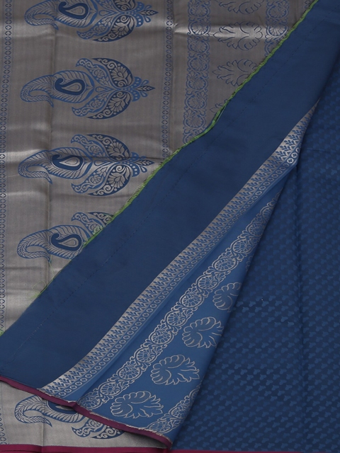 

Pothys Blue Woven Design Art Silk Saree