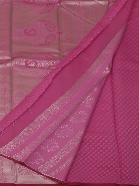 

Pothys Pink Woven Design Art Silk Saree