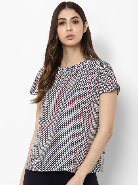 

Allen Solly Woman Women Multicoloured Printed Top, Multi
