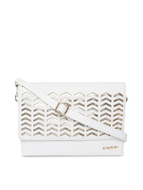 

Sugarush White Self Design Sling Bag