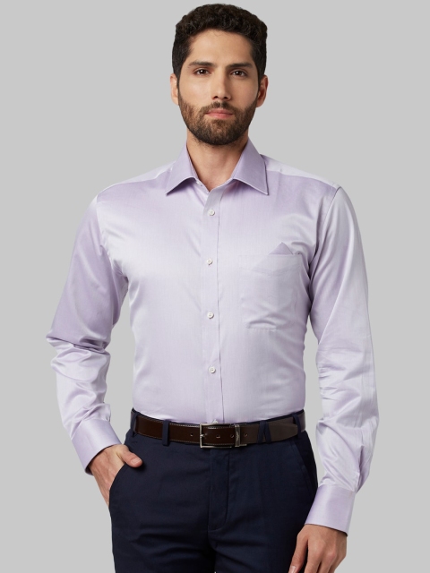 

Park Avenue Men Lavender Regular Fit Solid Formal Shirt