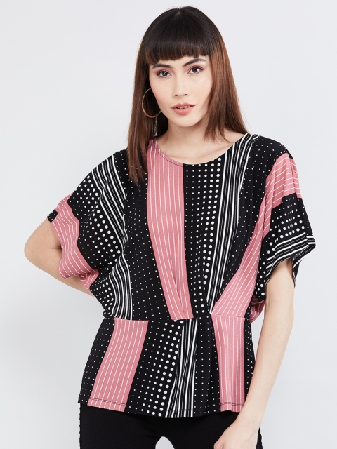 

max Women Black Printed Top