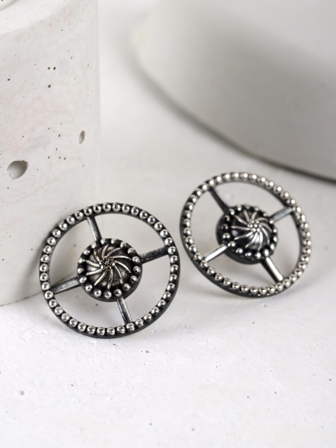 

Fabstreet Silver Circular Studs