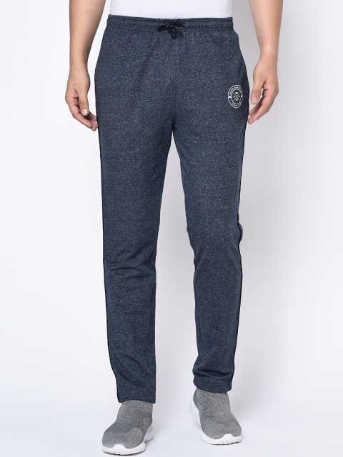 

Octave Men Blue Solid Straight Fit Track Pants