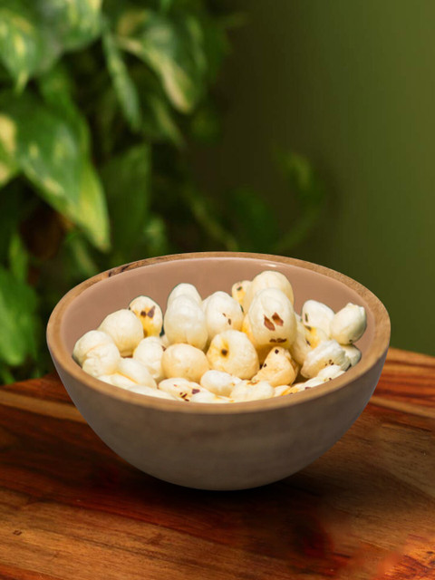 

Nestroots Beige Wooden Serving Bowl