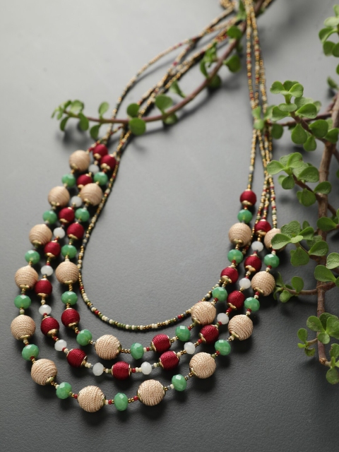 

STREET 9 Women Beaded Necklace, Multi