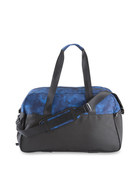 

Domyos By Decathlon Unisex Blue & Black Printed Fitness Duffle Bag