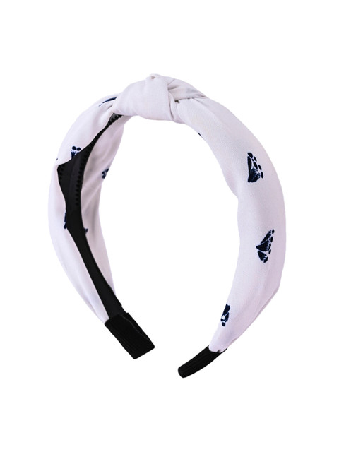 

BuckleUp White Hairband