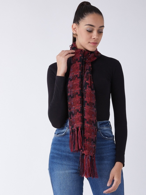 

InWeave Women Maroon Woven Design Stole