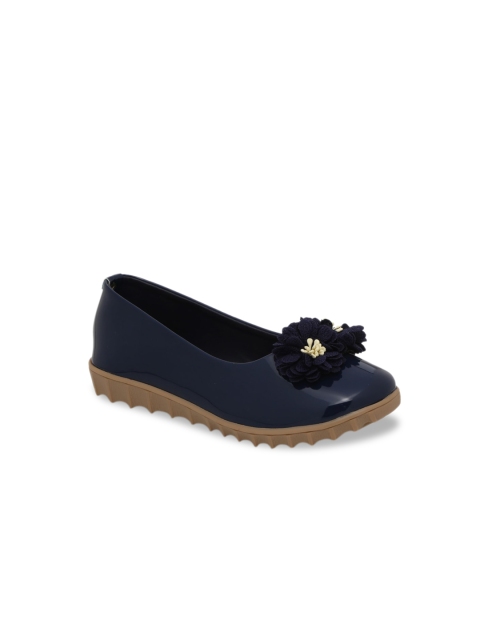 

Chipbeys Girls Blue Solid Ballerinas