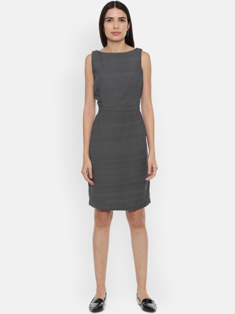 

Van Heusen Woman Women Black Printed Sheath Dress