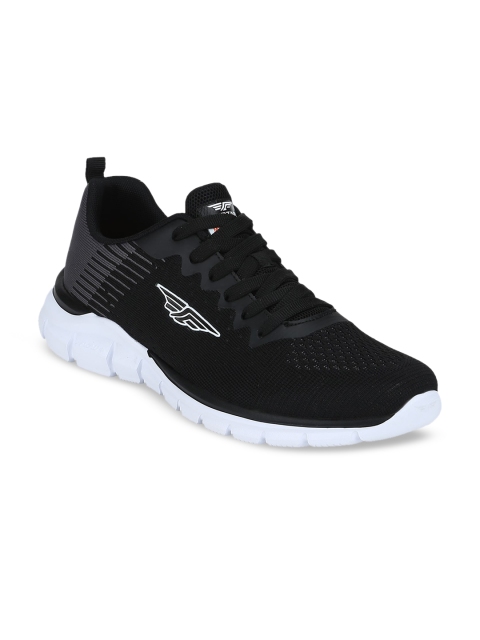 

Red Tape Men Black Textile Walking Shoes