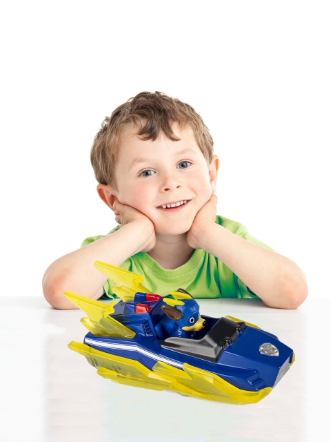 

PAW PATROL Unisex Kids Blue & Yellow Diecast True Metal Super Charged Chase Toy