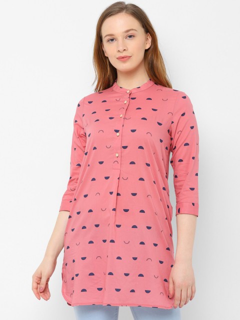 

Allen Solly Pink Printed Tunic