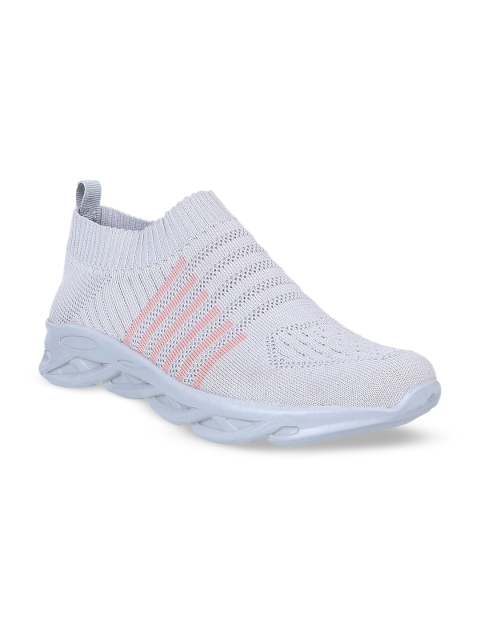 

STEPpings Women Grey Mesh Walking Shoes