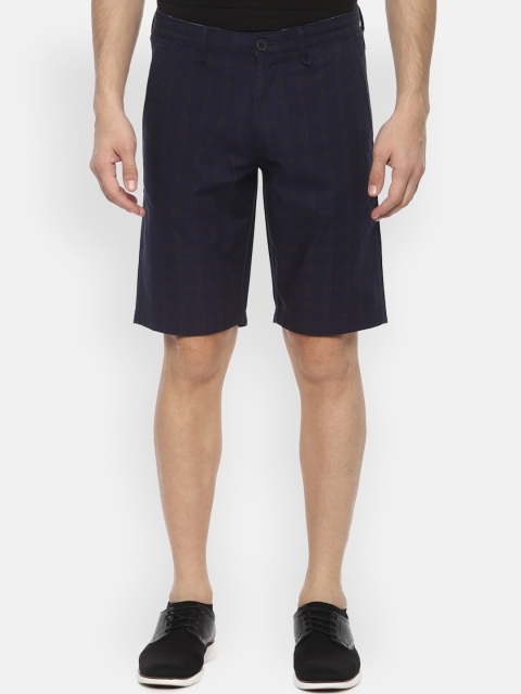 

Van Heusen Sport Men Navy Blue Solid Regular Fit Regular Shorts