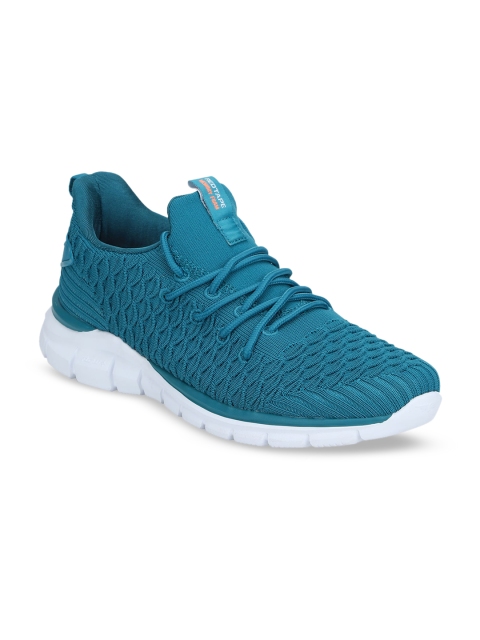 

Red Tape Men Turquoise Blue Textile Walking Shoes