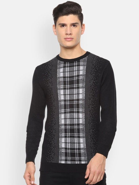 

Van Heusen Sport Men Grey Checked Pullover Sweater