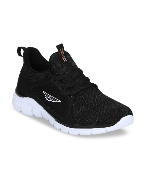 

Red Tape Men Black Textile Walking Shoes