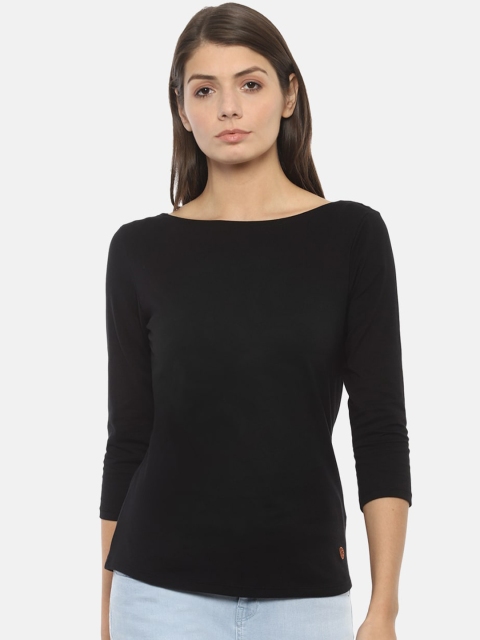 

Van Heusen Woman Women Black Solid Top