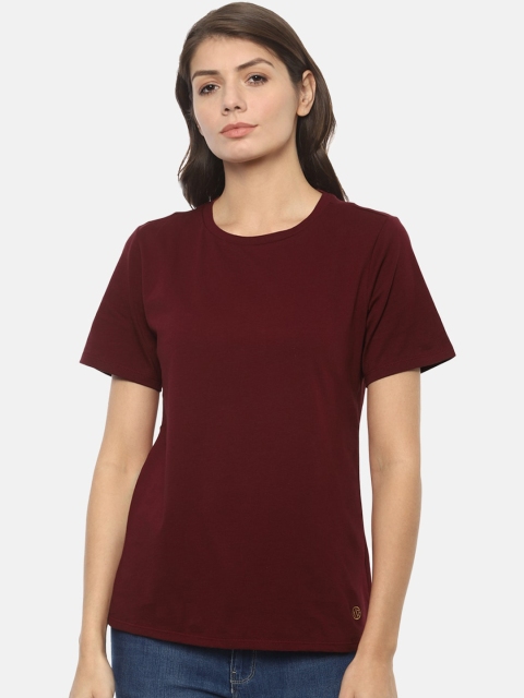 

Van Heusen Woman Women Maroon Solid Top
