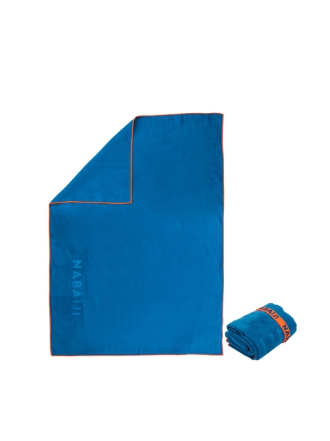 

Nabaiji By Decathlon Men Blue Solid Face Towel