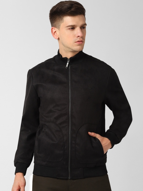 

Peter England Casuals Men Black Printed Bomber Jacket