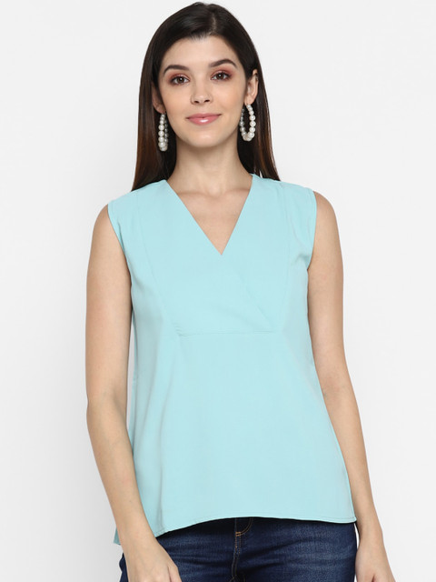 

Mode by Red Tape Women Sea Green Solid Top