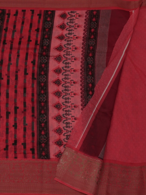 

Pothys Pink Woven Design Jute Silk Saree