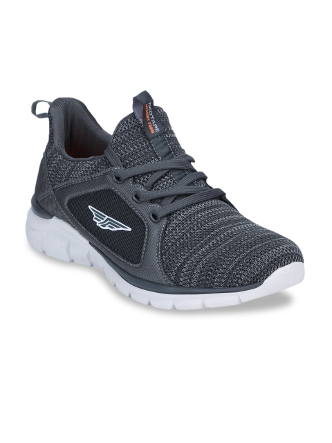 

Red Tape Men Grey Textile Walking Shoes