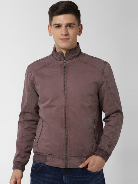 

Peter England Casuals Men Brown Solid Bomber