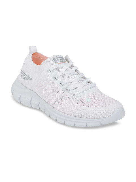 

Red Tape Men White Textile Memory Foam Walking Shoes