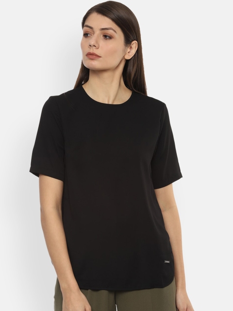 

Van Heusen Woman Women Black Solid Top