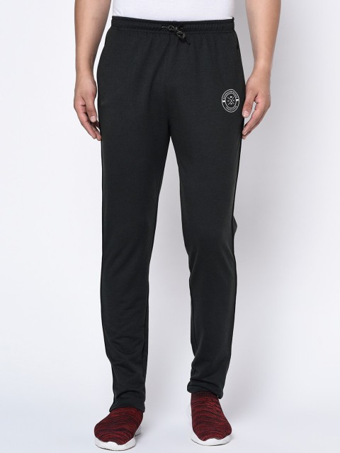 

Octave Men Black Solid Straight Fit Track Pants
