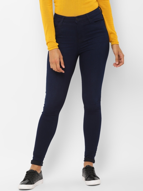 

Allen Solly Woman Women Navy Blue Regular Fit Mid-Rise Clean Look Jeans