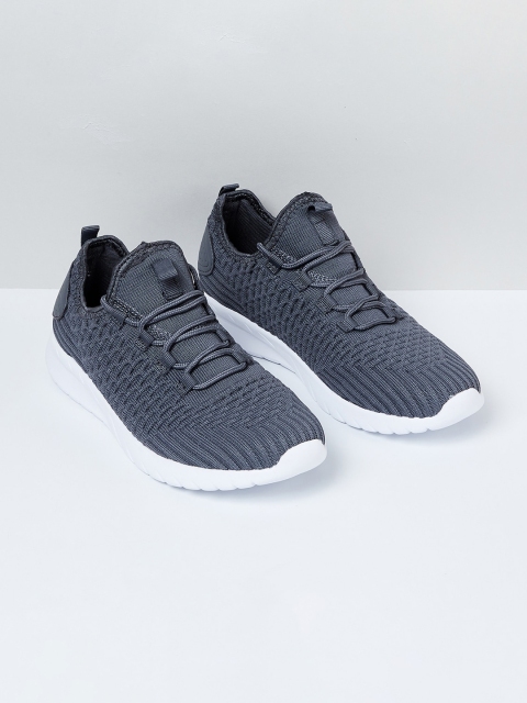 

max Women Grey PU Training or Gym Shoes