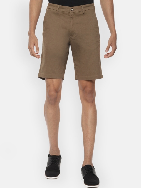 

V Dot Men Khaki Solid Regular Fit Regular Shorts