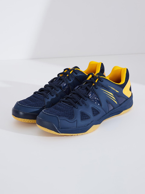 

PERFLY By Decathlon Men Navy Blue Synthetic Badminton Shoes
